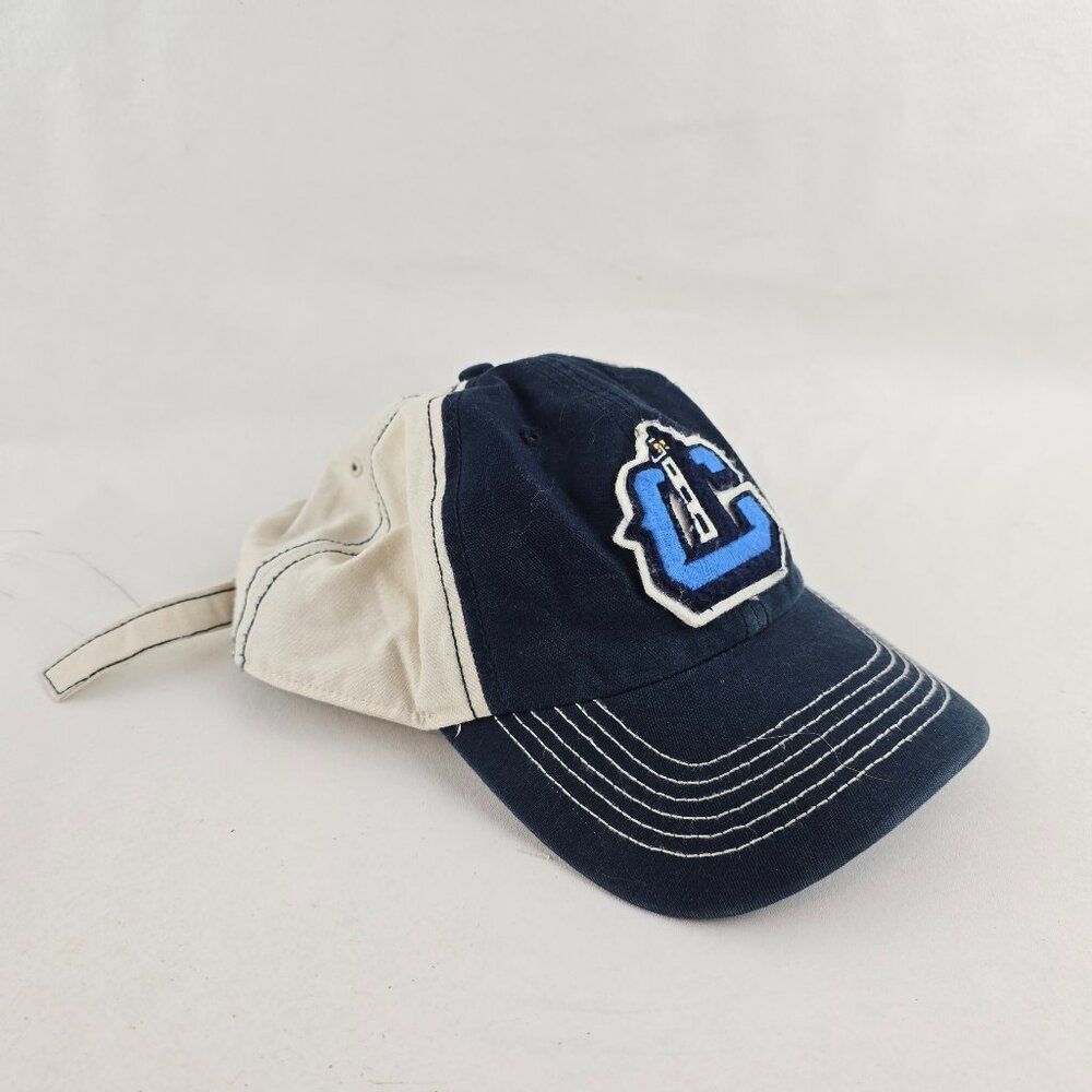 Lake County Captains Hat Mens One Size Blue Tan Adjustable 47 Cap MiLB Baseball